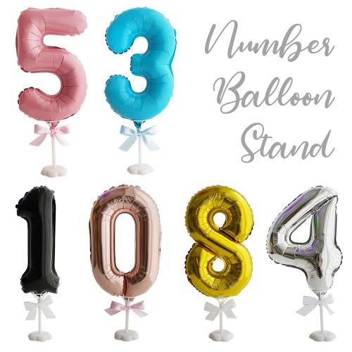 Number balloon stand DIY KIT